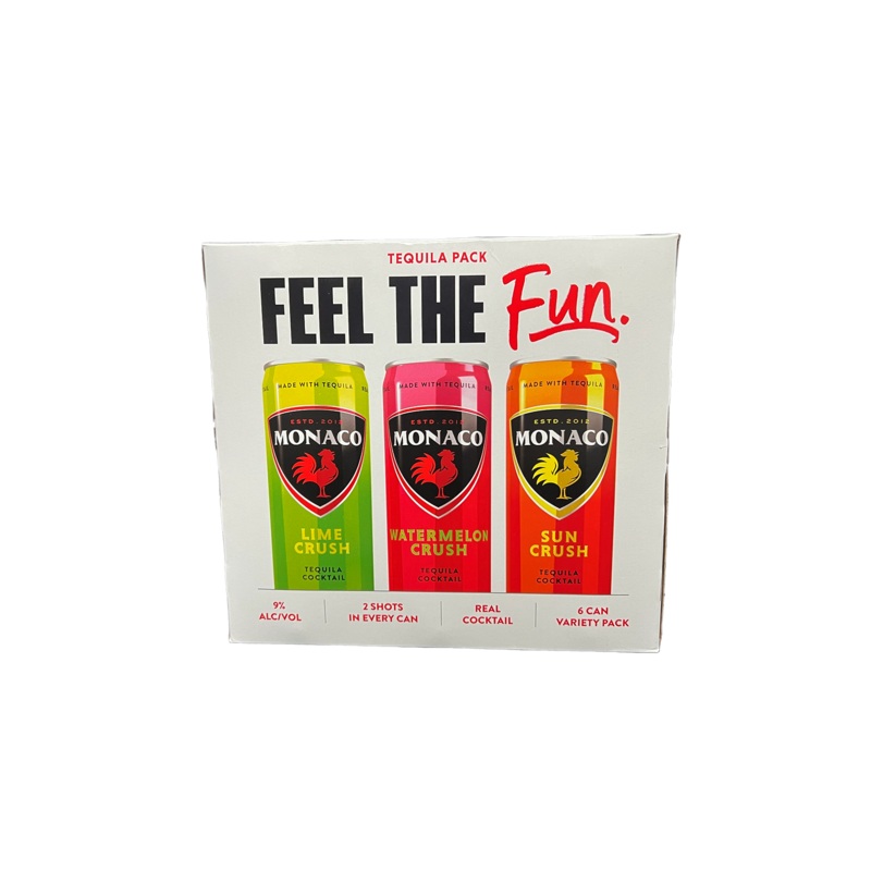 Monaco Tequila Pack Variety 6 Pack
