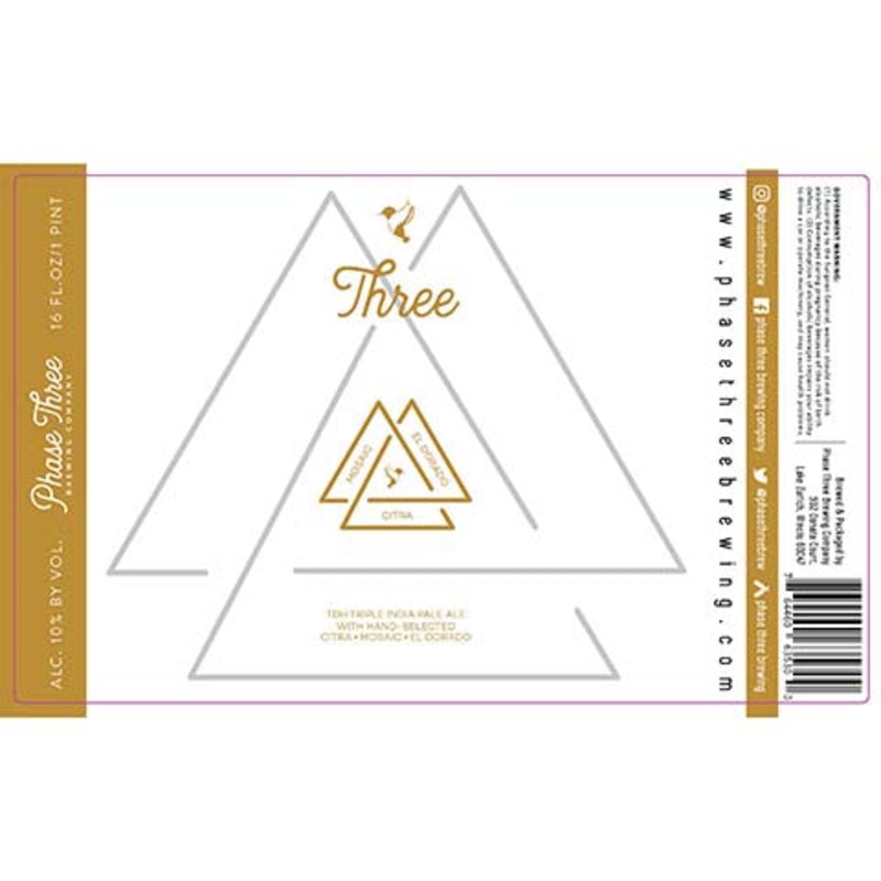 Phase Three Three TDH TIPA 16OZ SINGLE CAN