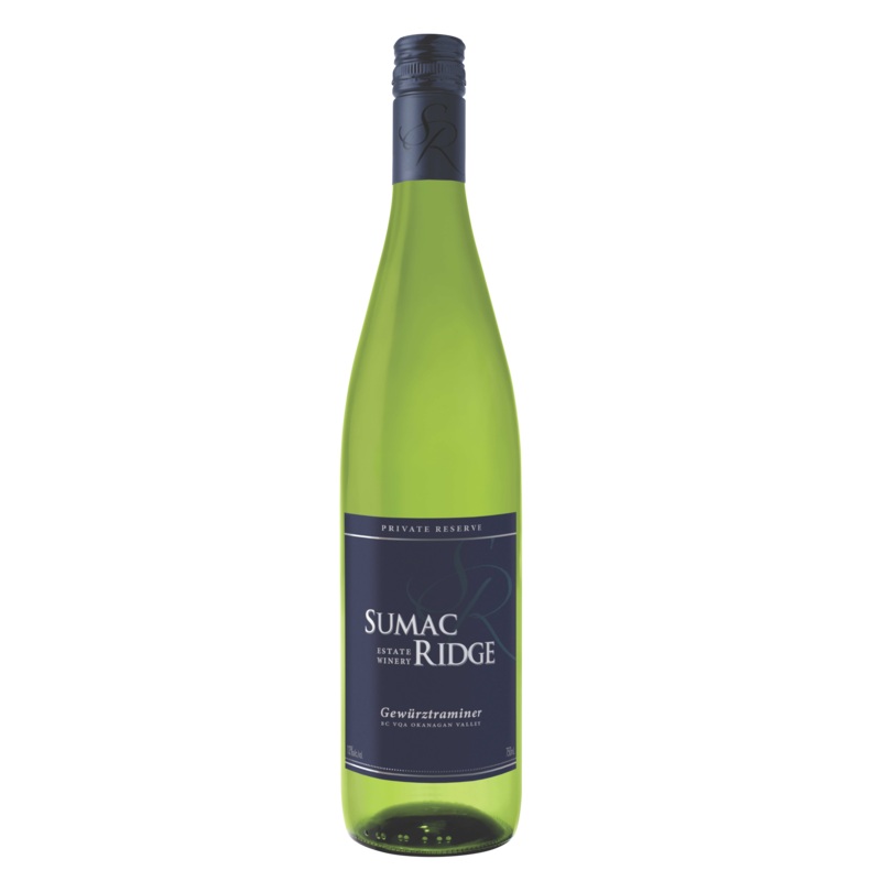 SUMAC RIDGE GEWURZTRAMINER VQA 750ML @ MacTaggart Ridge [1000118] 750 ml