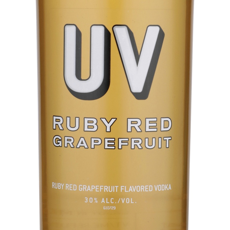 Uv Ruby Red Grapefruit Flavored Vodka 60 750ML 750ML