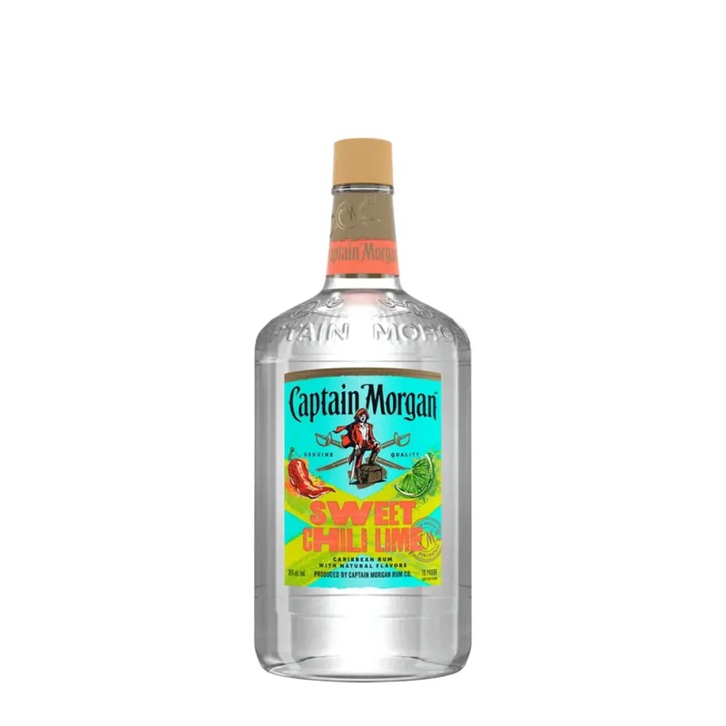 Captain Morgan Sweet Chili Lime Caribbean Rum 375mL Plastic Bottle
