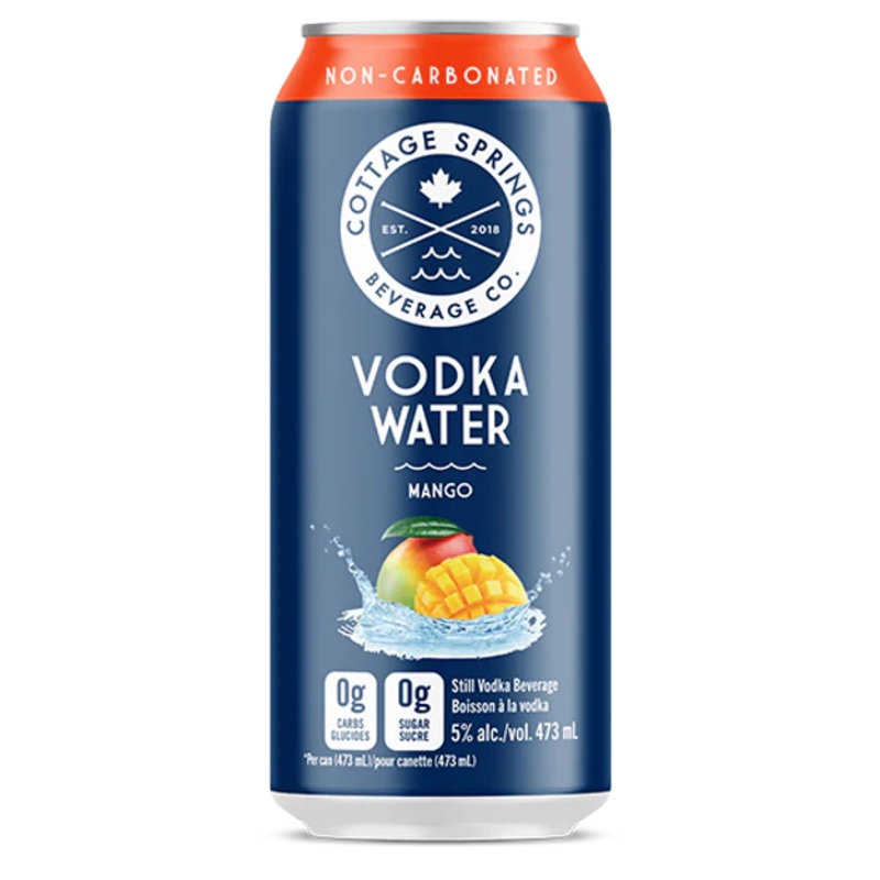 COTTAGE SPRINGS VODKA WATER MANGO 473ML CAN @ St. Albert [1040670] 473 ml