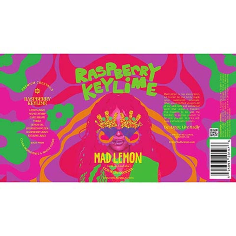 Mad Lemon Raspberry Keylime 355ML CAN