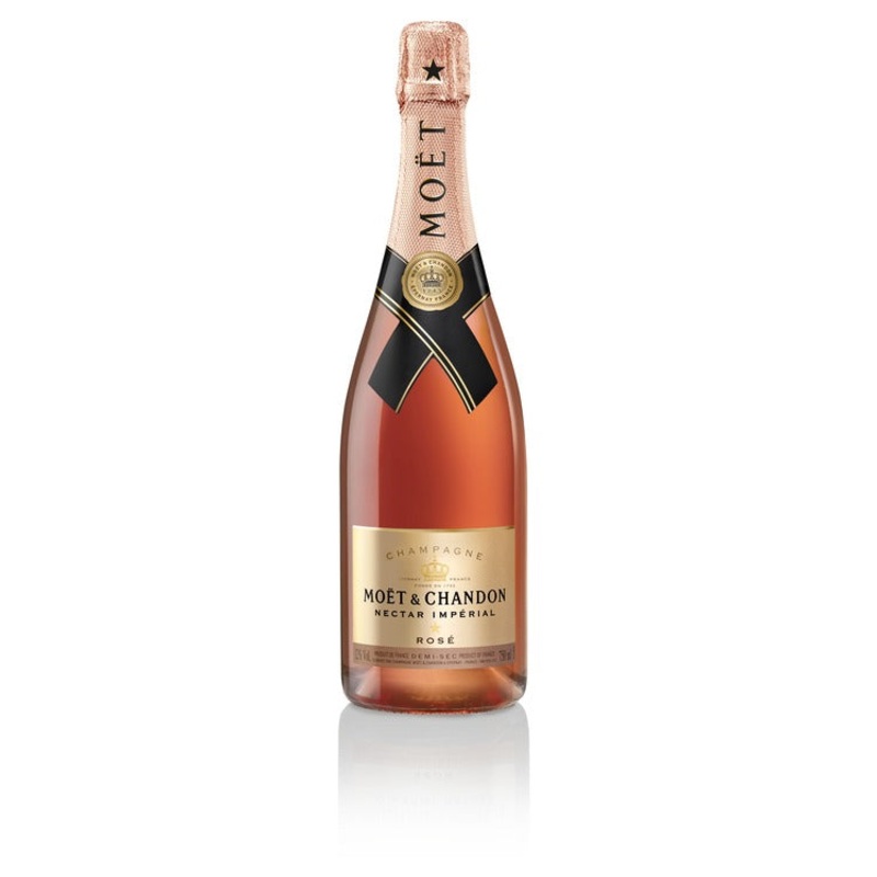 MOET & CHANDON CHAMPAGNE NECTAR IMPERIAL ROSE 750ML 750ML