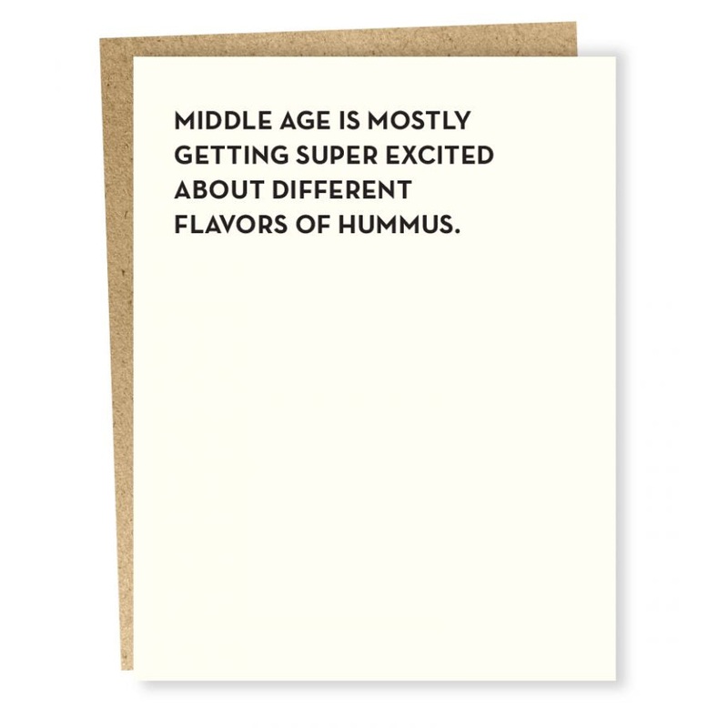 Sapling Press, “Hummus” Card