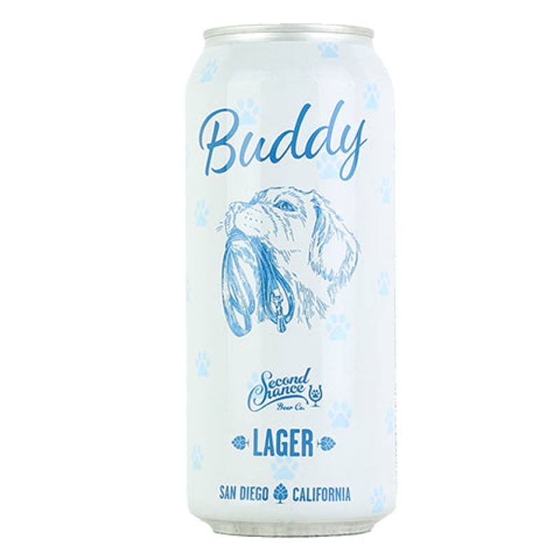 Second Chance Buddy Lager 16OZ SINGLE CAN