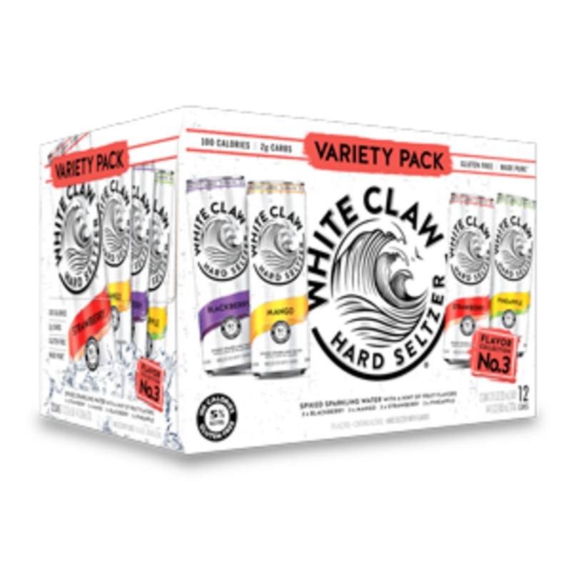 White Claw Variety Pack #3 24 – 12oz Cans, 12 Pack