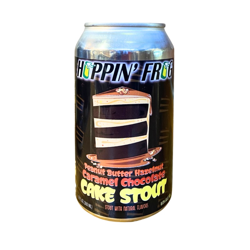 Hoppin’ Frog Peanut Butter Hazelnut Caramel Chocolate Cake Stout