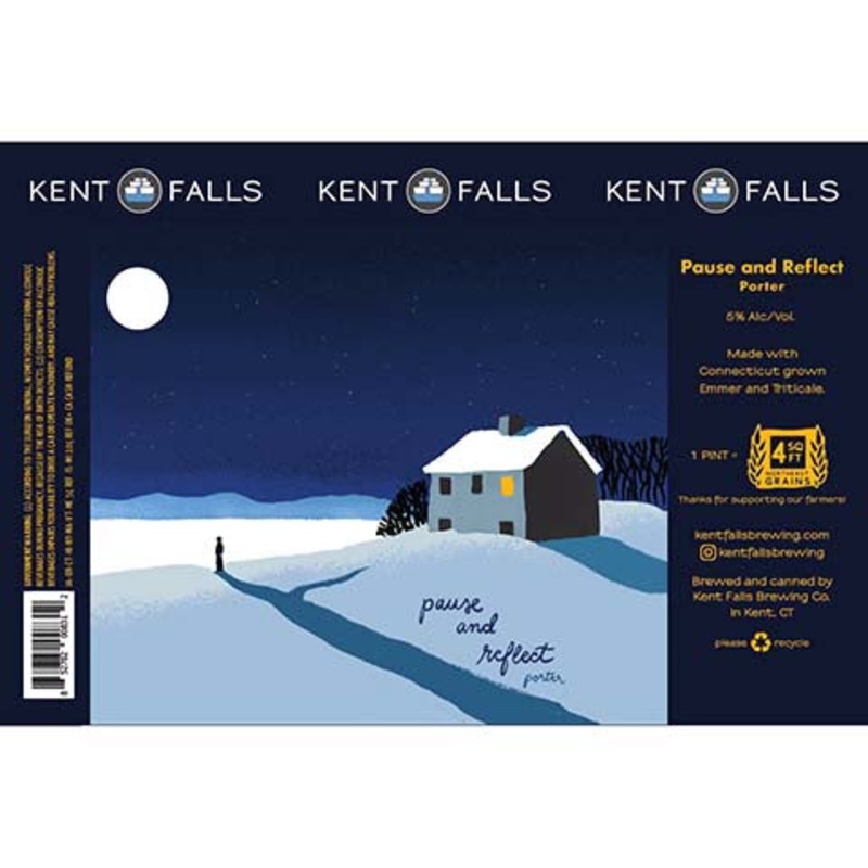 Kent Falls Pause and Reflect Porter 16OZ SINGLE CAN