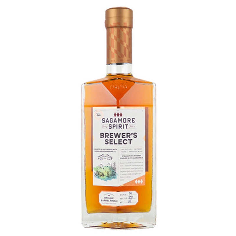 Sagamore Spirits “Brewer’s Select” Straight Rye Finished in Sierra Nevada Rye Ale Barrels 750ML BTL