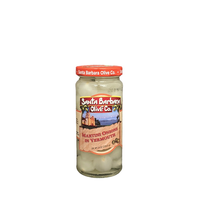 Santa Barbara Olive Company Martini Onions in Vermouth 8oz