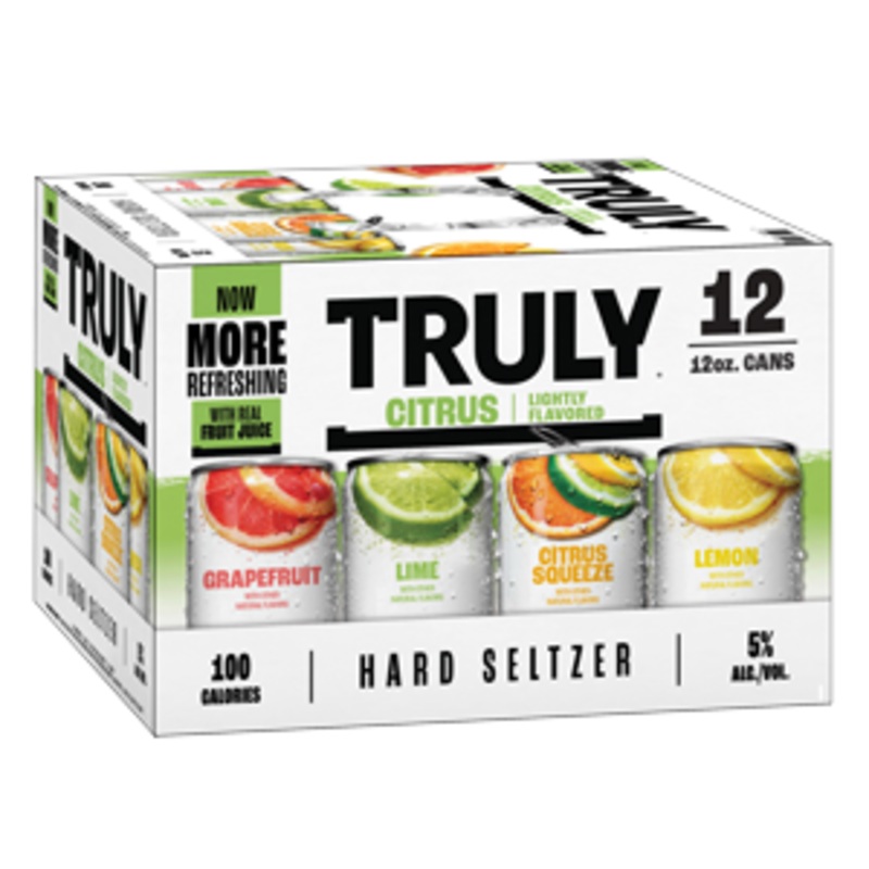 TRULY Hard Seltzer Citrus Variety Pack (24 – 12oz Cans, 12 Pack) 24 – 12oz Cans, 12 Pack
