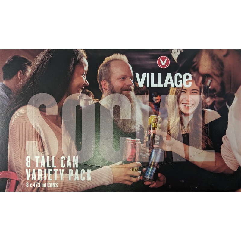 VILLAGE SOCIAL – 8 CAN VARIETY