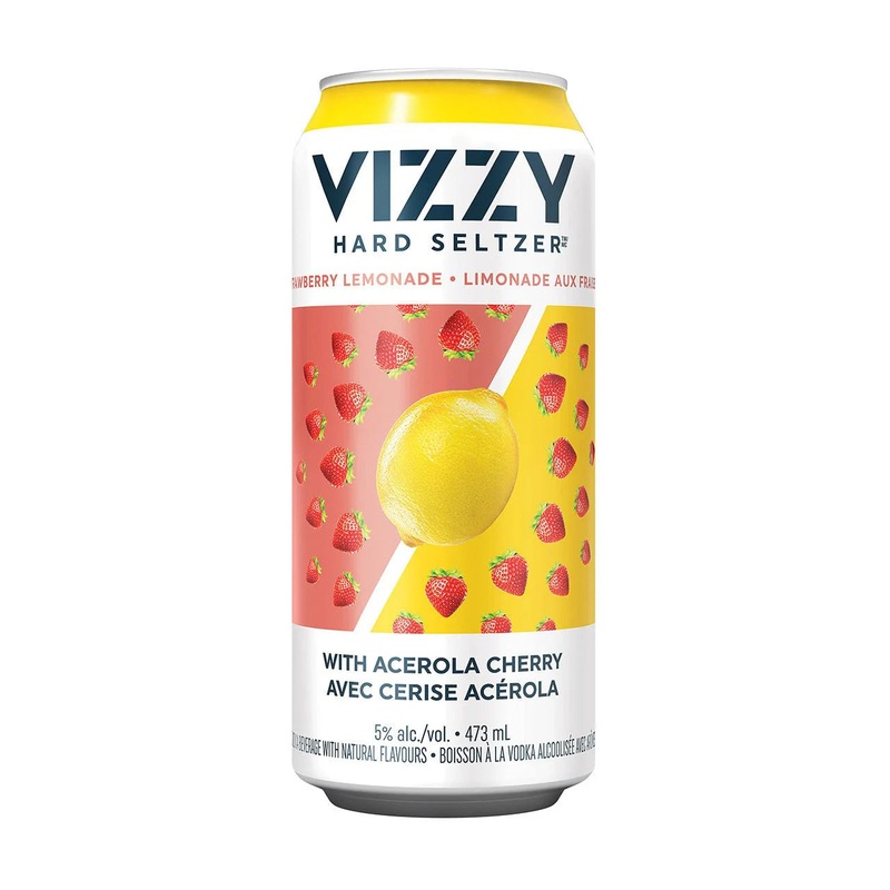 VIZZY HARD SELTZER STRAWBERRY LEMONADE 473ML CAN @ Southgate [1038510] 473 ml