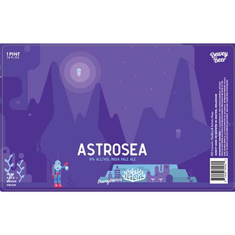 Dewey Beer Astrosea IPA 16OZ SINGLE CAN