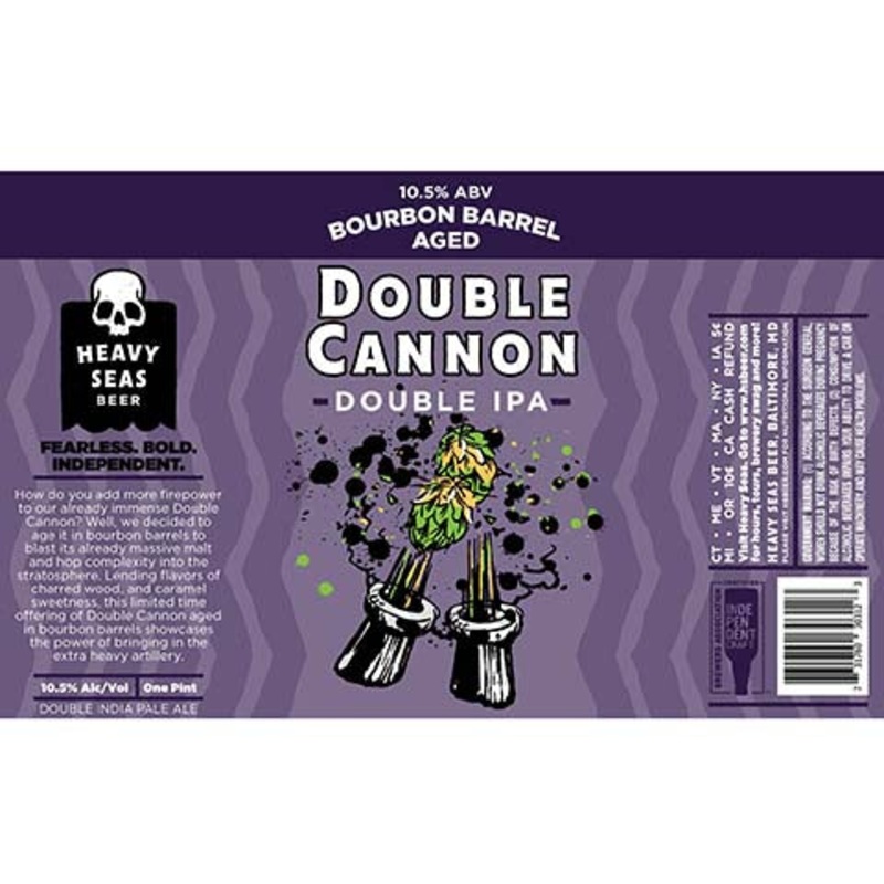 Heavy Seas Bourbon Barrel Aged Double Cannon DIPA 16OZ SINGLE CAN
