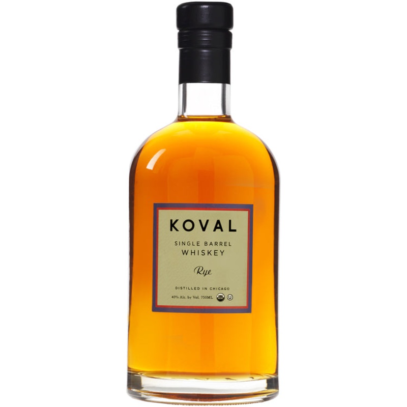 KOVAL RYE WHISKEY SINGLE BARREL 80 750ML 750ML