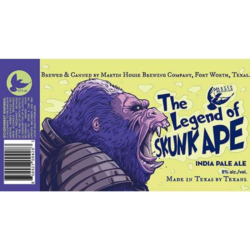 Martin House The Legend of Skunk Ape IPA 12OZ SINGLE CAN
