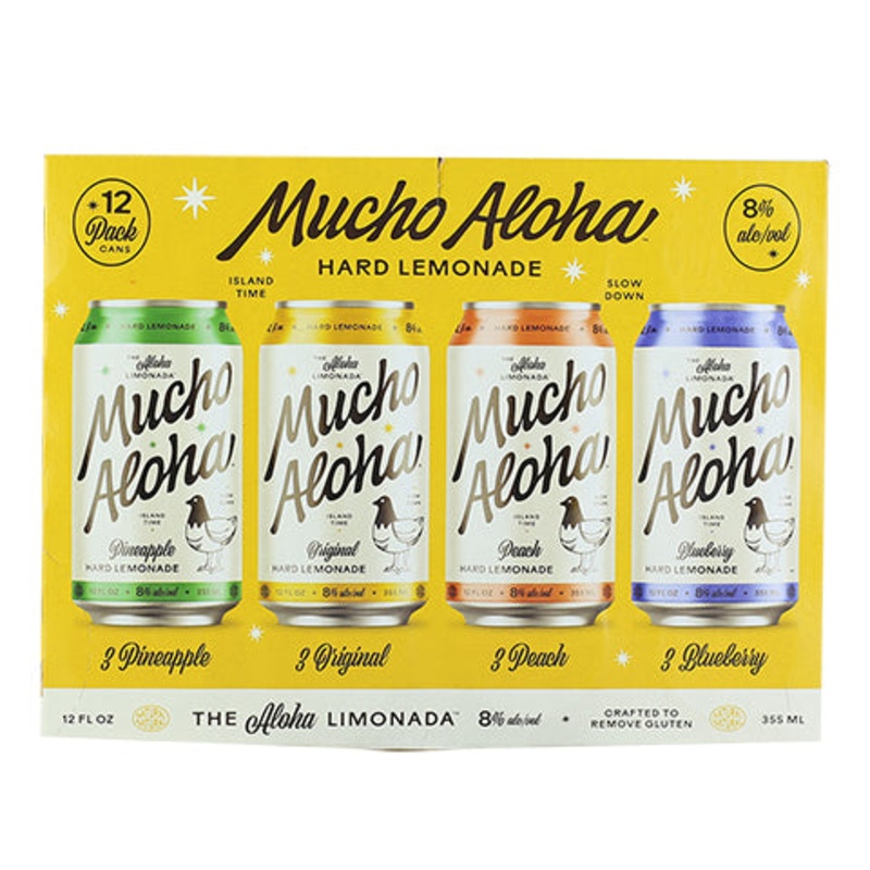 Mucho Aloha Variety Hard Lemonade 12PK 12OZ CAN