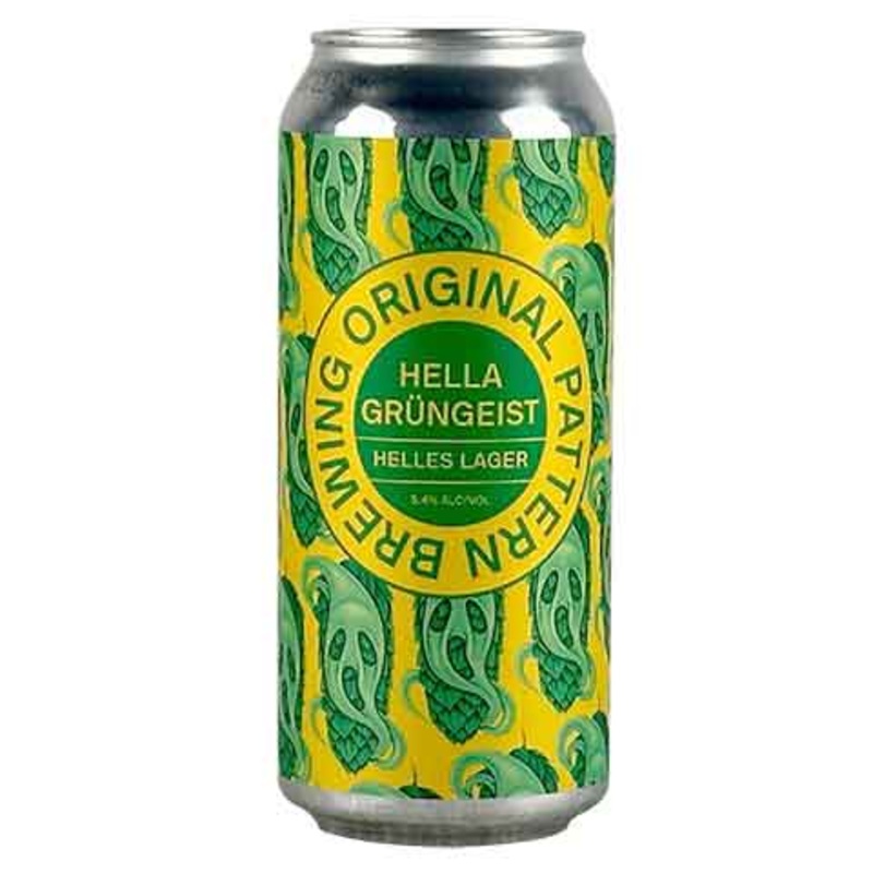 Original Pattern Hella Grungeist Helles Lager 16OZ SINGLE CAN