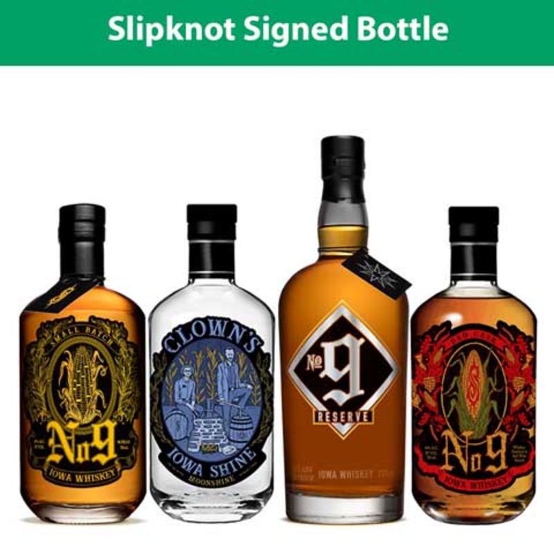 Signed Slipknot Bottle 3pm 1 Signed Slipknot Reserve 4PK 750ML BTL (Free Shipping)