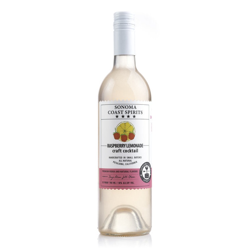 Sonoma Coast Spirits Raspberry Lemonade Craft Cocktail 32 750ML 750ML