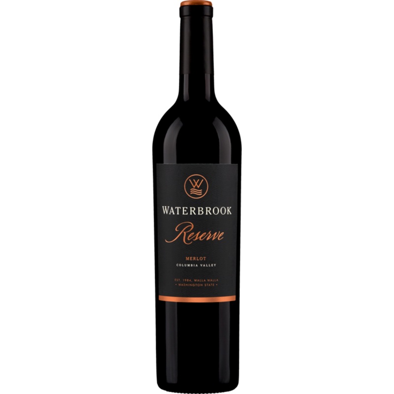 WATERBROOK MERLOT RESERVE COLUMBIA VALLEY 2017 750ML 750ML