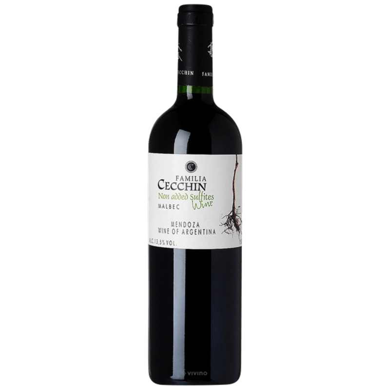 CECCHIN MALBEC NO ADDED SULPHITE 750 ML