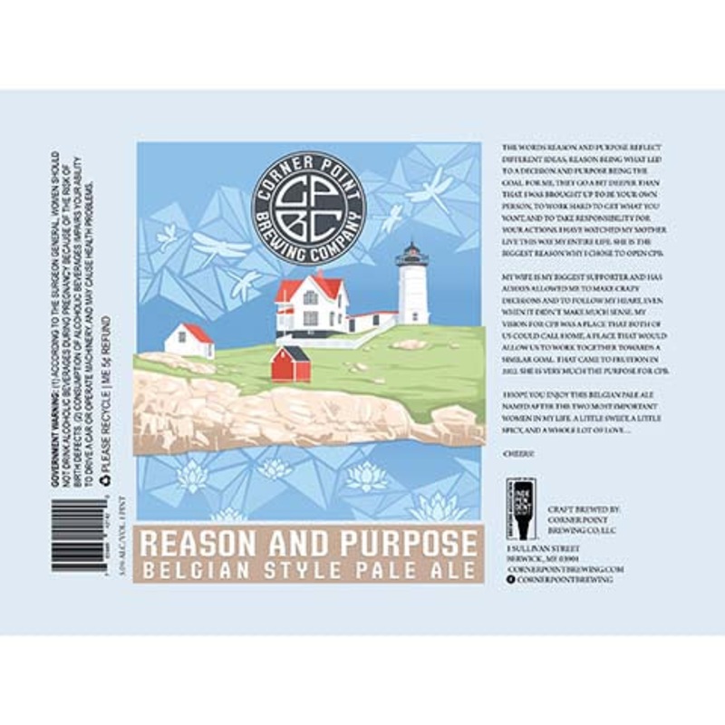 Corner Point Reason and Purpose Pale Ale 16OZ SINGLE CAN