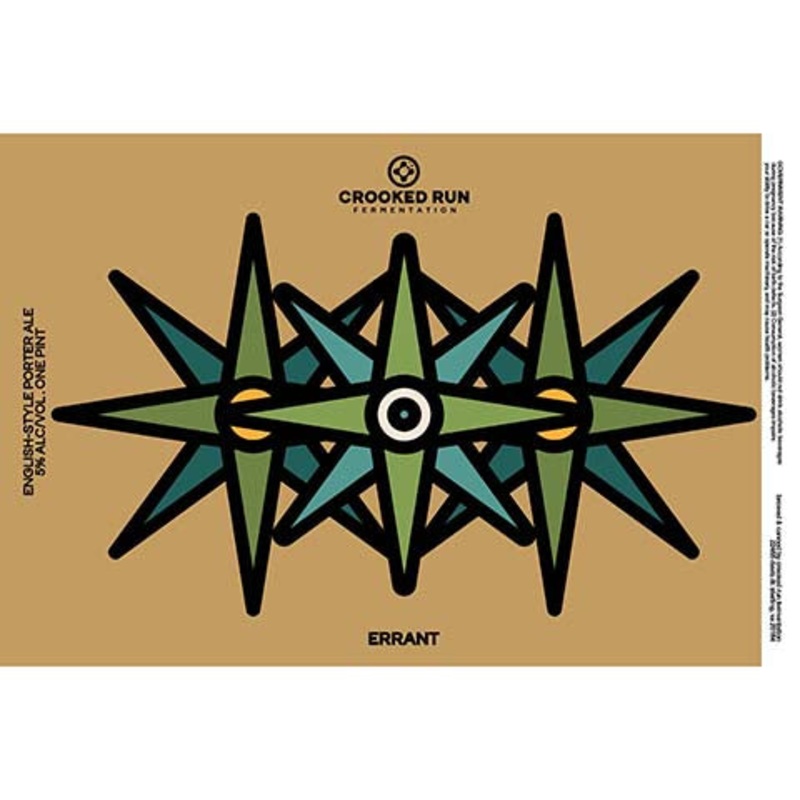 Crooked Run Fermentation Errant Porter Ale 16OZ SINGLE CAN