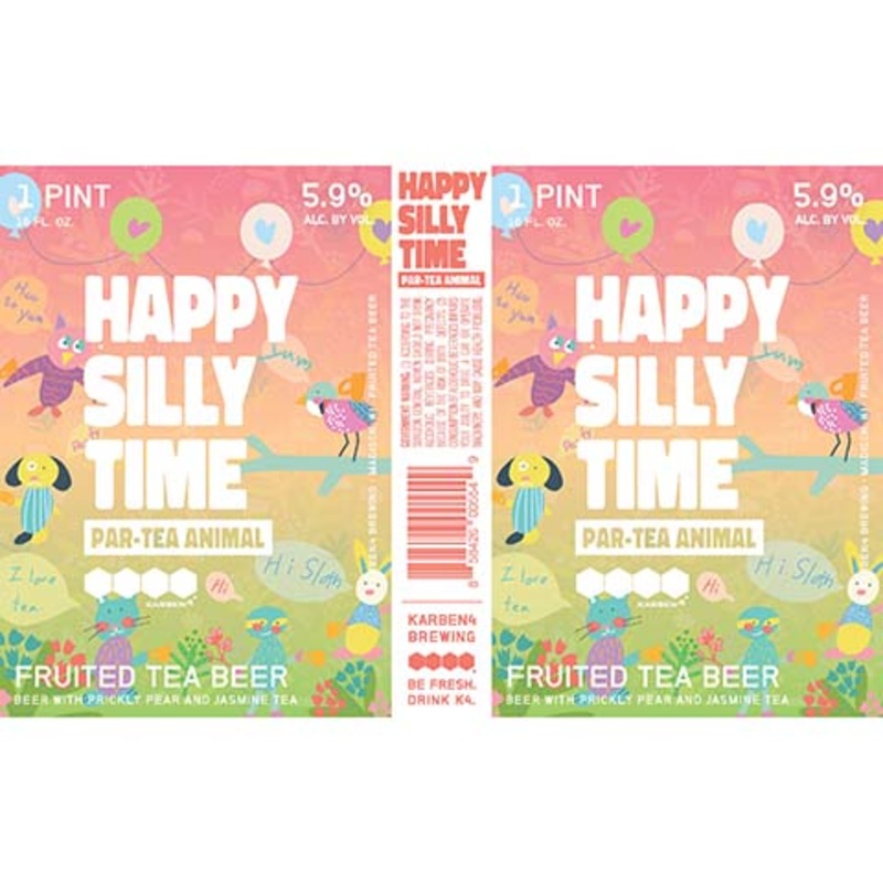 Karben4 Happy Silly Time Par-Tea Animal 16OZ SINGLE CAN