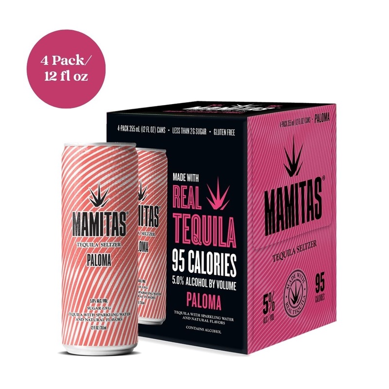 Mamitas Paloma Tequila Seltzer 4pk 12 fl oz