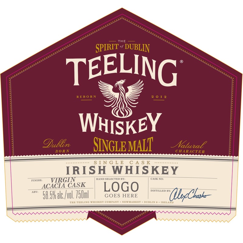 Teeling Single Malt Irish Whiskey Virgin Acacia Cask Single Cask