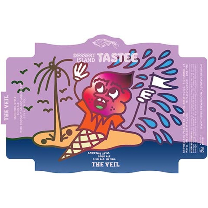 The Veil Dessert Island Tastee Sour 16OZ SINGLE CAN