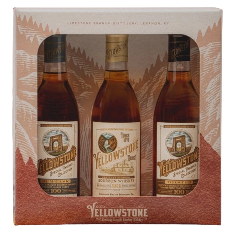 YELLOWSTONE KENTUCKY STRAIGHT BOURBON 375ML 3PK GP @ Deerfoot City [1055235] 1125 ml