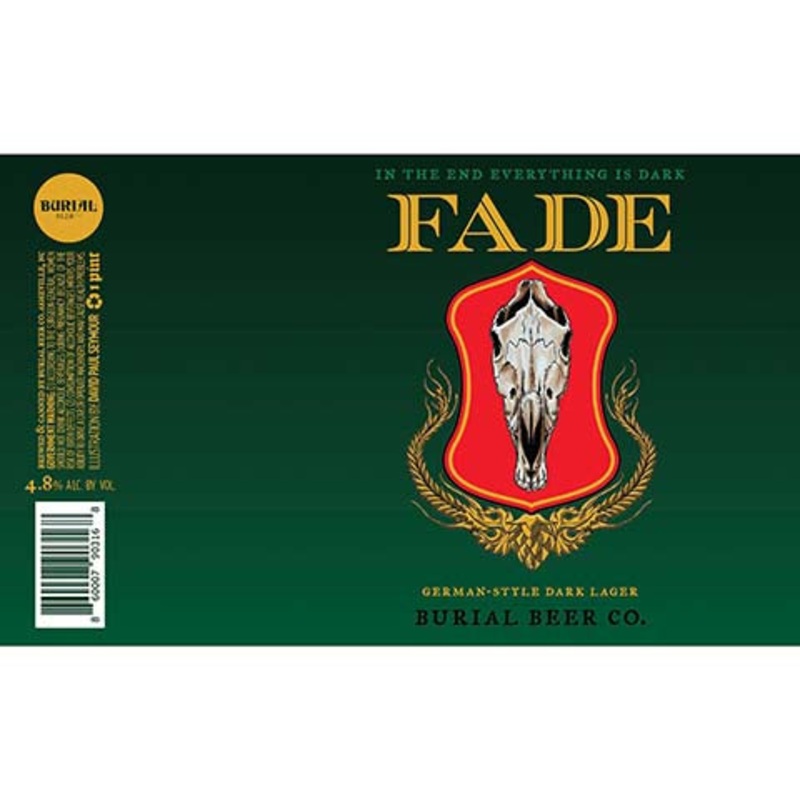 Burial Fade Dark Lager 16OZ SINGLE CAN