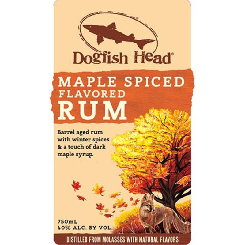 Dogfish Head Maple Spiced Flavored Rum 750ML SINGLE BTL