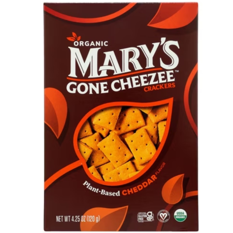 Mary’s Gone Cheezee Vegan Cheddar Crackers