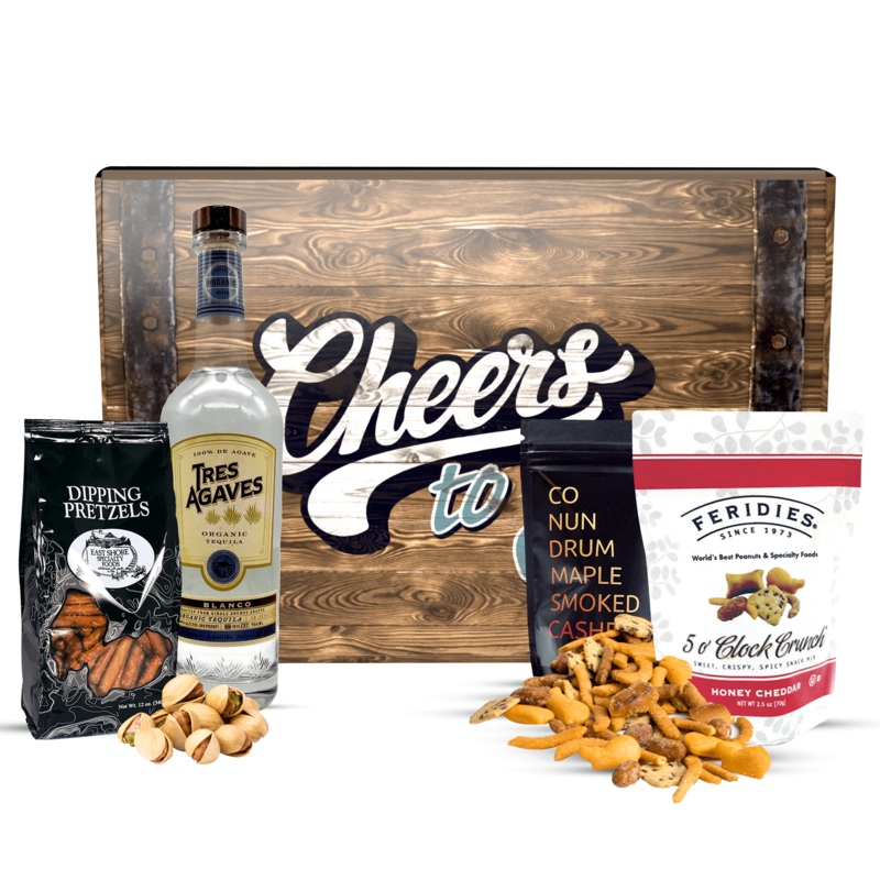 Tres Agaves Tequila Gift Basket Cheers