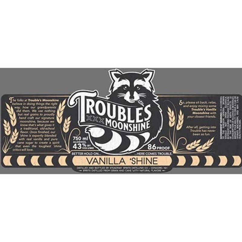 Trouble’s Moonshine Vanilla ‘Shine 750ML BTL