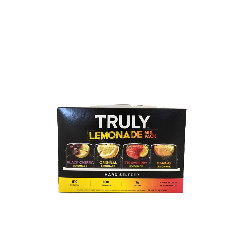 Truly Variety Lemonade Seltzer 12 Pack Cans