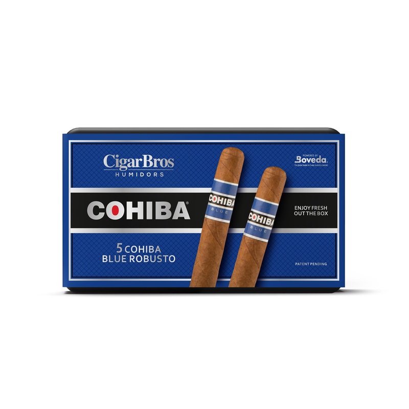 Cohiba Blue By CigarBros 5ct Cohiba Blue Robusto + 5% Discount + FREE Humidor