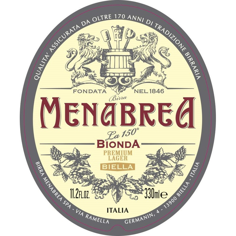MENABREA BIONDA BLONDE LAGER 4/6PK 11.2 oz (24)