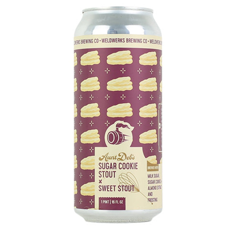 Weldwerks Aunt Deb’s Sugar Cookie Stout 16OZ SINGLE CAN