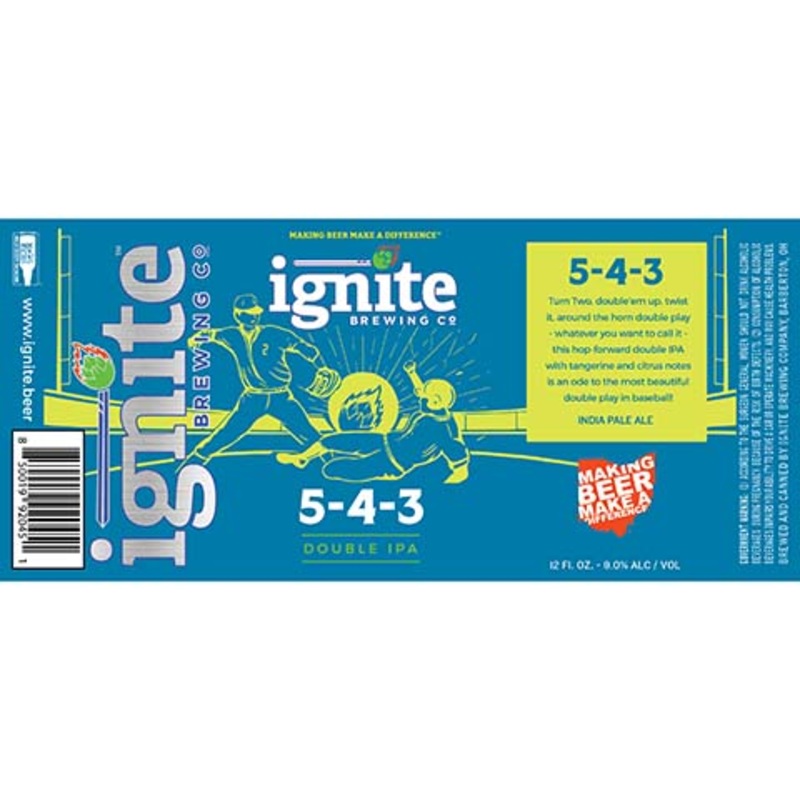 Ignite 5-4-3 DIPA 12OZ SINGLE CAN