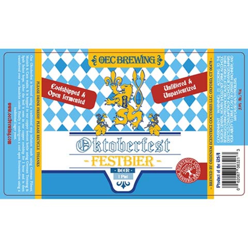OEC Oktoberfest Festbier 16OZ SINGLE CAN