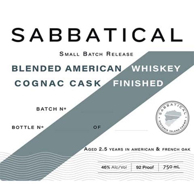 Sabbatical Cognac Cask Finished Blended American Whiskey 750ML BTL