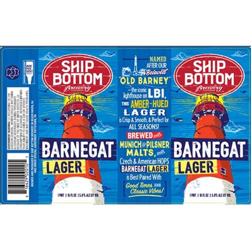 Ship Bottom Barnegat Lager 16OZ SINGLE CAN