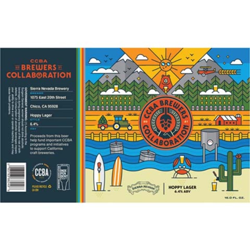 Sierra Nevada CCBA Brewers Collaboration Hoppy Lager 16OZ SINGLE CAN
