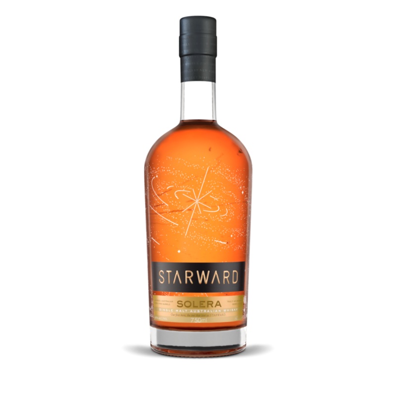 STARWARD SINGLE MALT WHISKY SOLERA MATURED IN APERA BARRELS 3 YR 86 750ML 750ML
